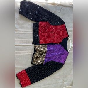 Vintage Sequined Coverup Top